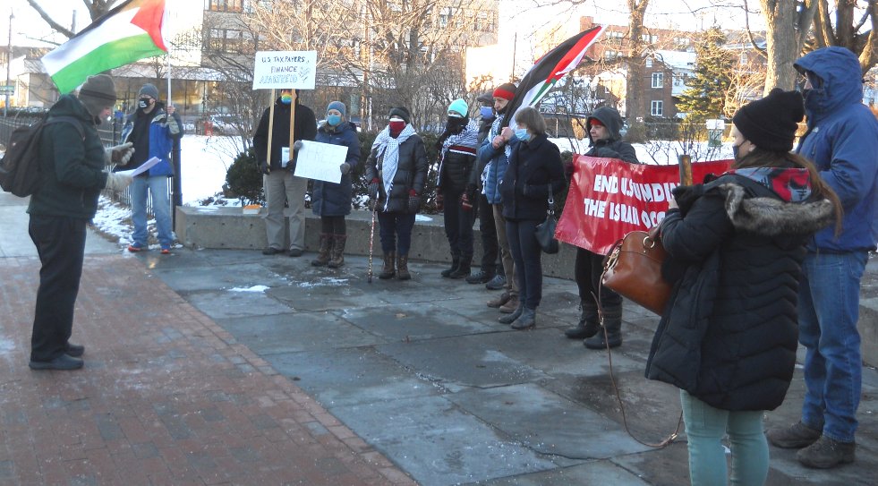 Pro-Palestinian protesters target Balint fundraiser in Burlington, calling  for cease-fire in Gaza - VTDigger